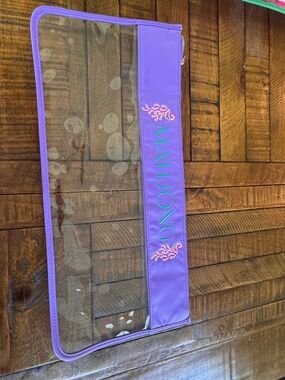 Oh My Mahjong Purple Peacock Mahjong Tile Bag